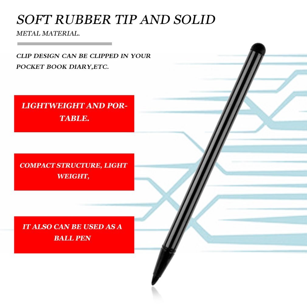 Mobiele Telefoon Sterke Compatibiliteit Touch Screen Stylus Balpen Metalen Handschrift Pen Touch Screen Pen Geschikt Voor Mobiele Telefoon
