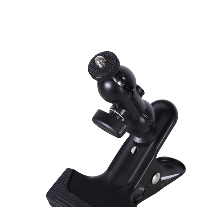 68UB Flash Studio Light Stand Clip Houder Statieven Adapter Schroef Fit Voor-Gopro Camera Beugel Clamp Ball Hoofd achtergrond