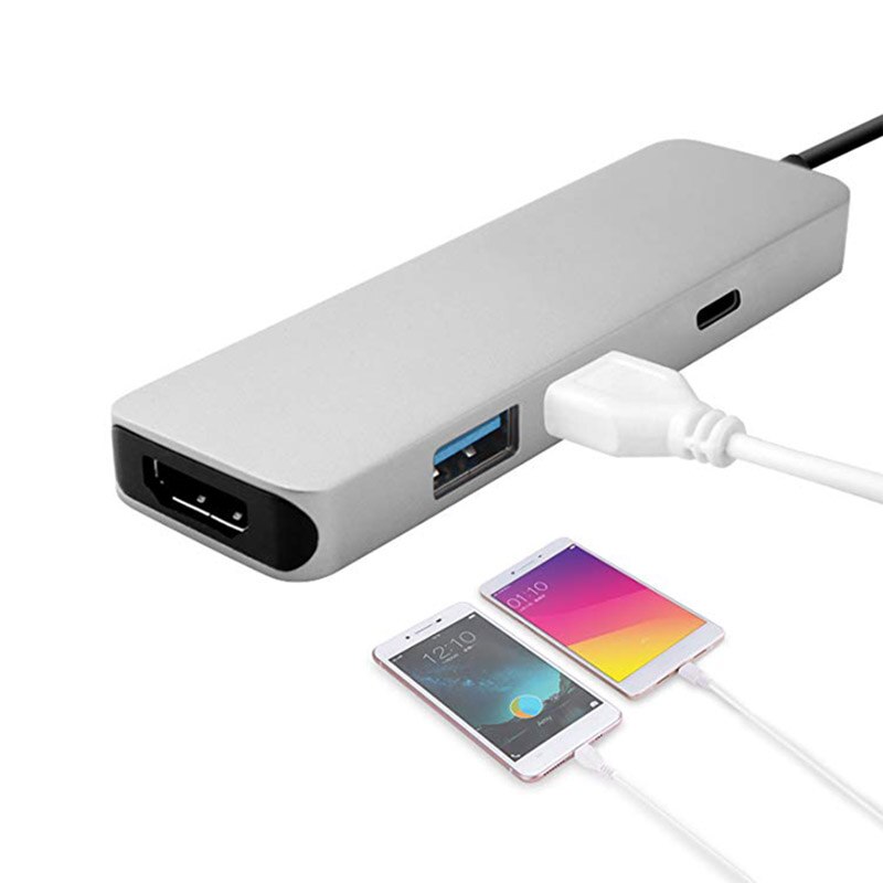 adapter kompatybilny z USB C na HDMI kabel 4K 30Hz typ C na HDMI dla MacBook Samsung S10 Huawei kumpel P20 zawodowiec USB-C rodzaj-c adapter