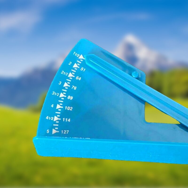 2PCS Deck Level Gauge Lawn Grooming Tool Cutting Deck Level Gauges Leveling Meter Lawn Grooming Tools Gardening 85AC