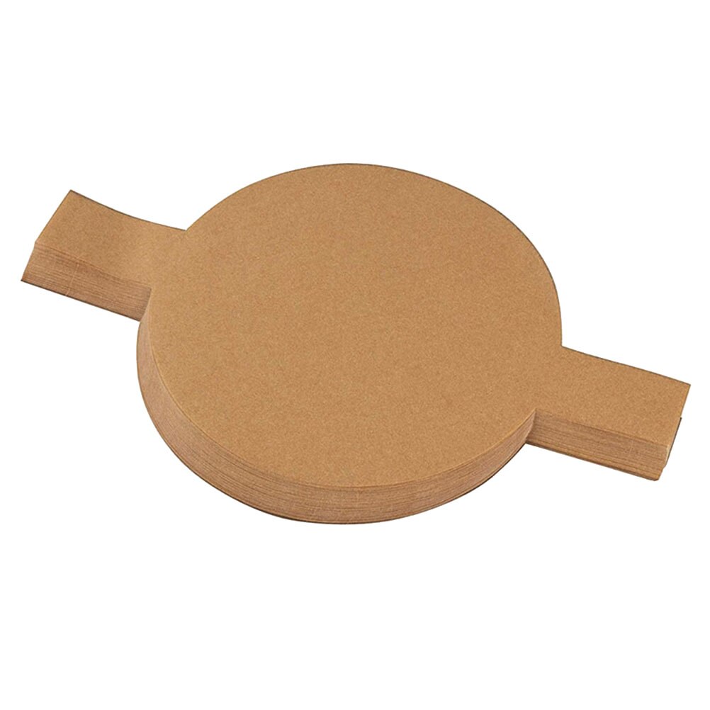 100pcs Round Cake Pan Liner Non-Stick Silicone Paper Baking Sheet Paper Parchment Pads: Natural Color 9inch
