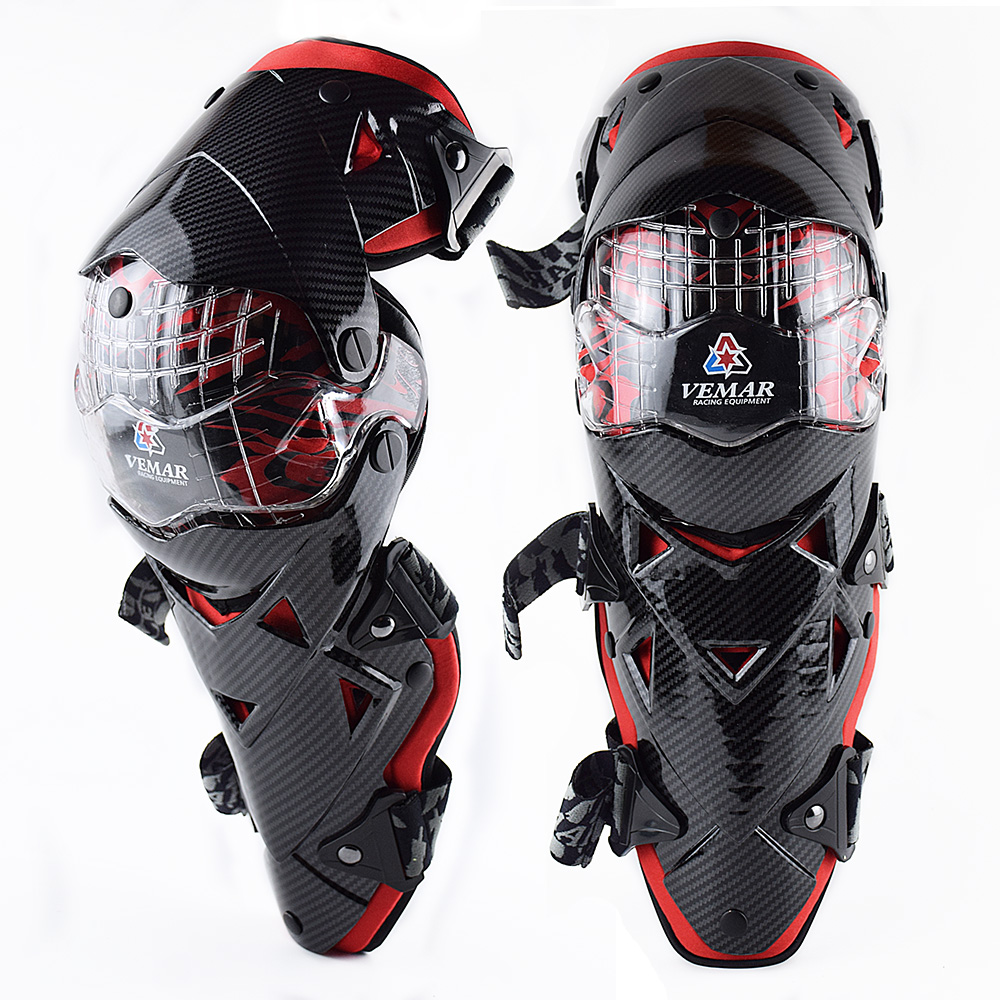 Vemar – genouillère de protection pour hommes, équipement de Moto, genouillère de protection, équipement de Motocross Joelheira, #: Rouge
