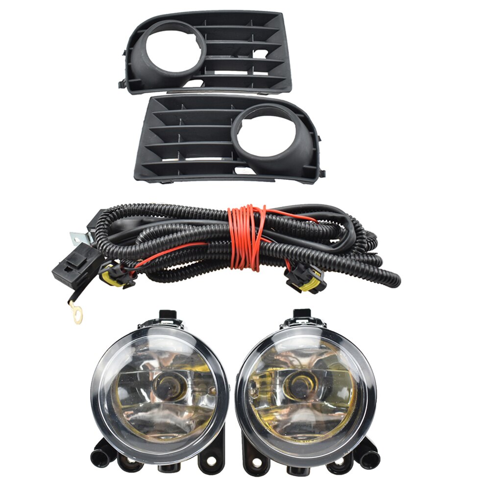 Auto Licht Fog Lamp Voor V W Golf 5 A5 MK5 2004 2005 2006 2007 Auto Front Halogeen mistlamp Mistlamp: set