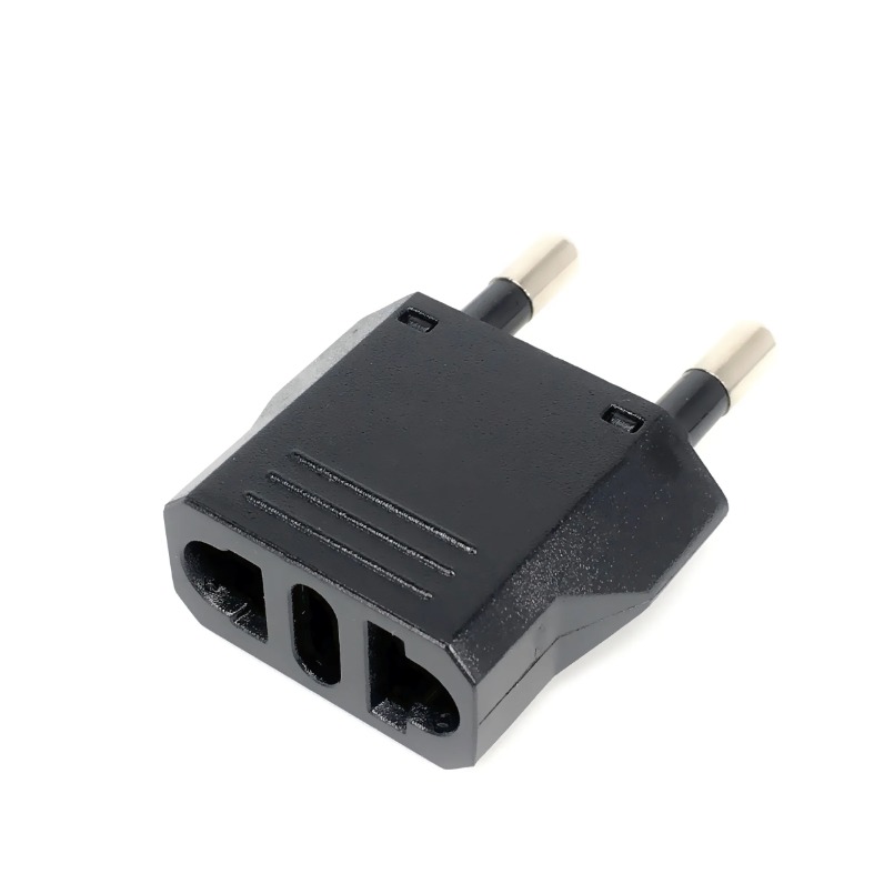 EU Stekkeradapter - 3 Stopcontacten - 10A 110-265V - Overspanningsbeveiliging - Universele Reisomvormer