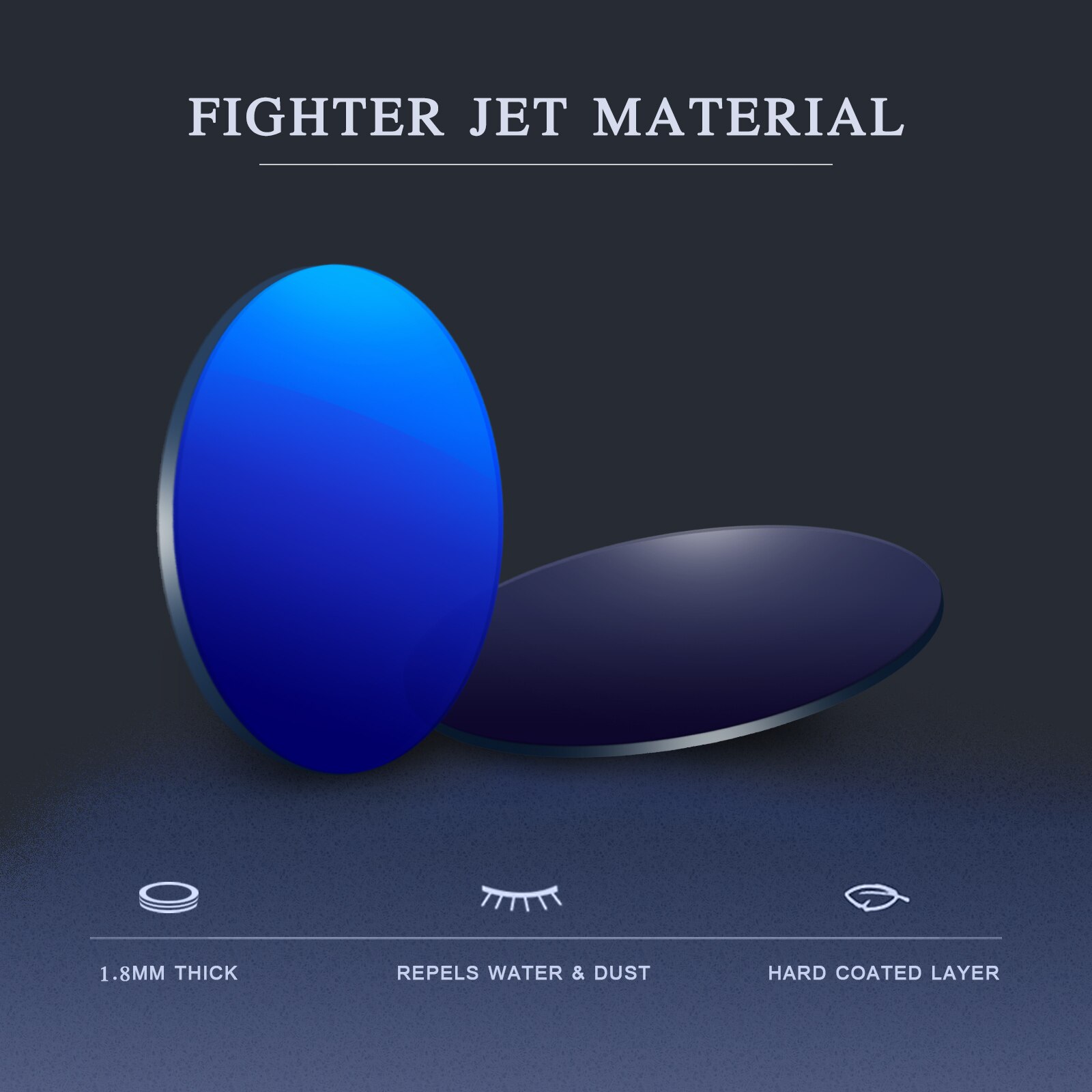 SmartVLT Replacement Lenses Polarized for Oakley Badman Sunglasses - Black Shield