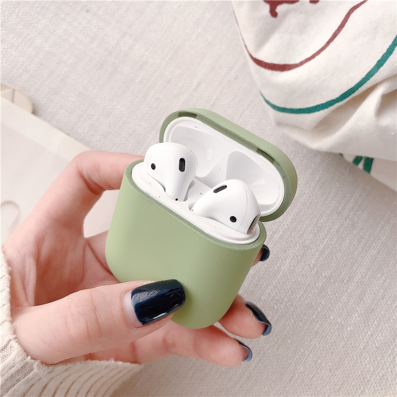 Original For Apple Airpods 1 2 Wireless Bluetooth Earphone Case Colorful Candy For Apple AirPods Pro PC Hard Cute Cover Box Case