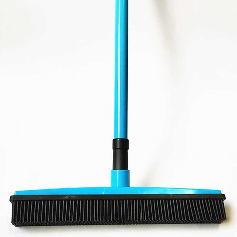 Tapijt Bezem Non-stick Artefact Huisdier Plastic Handsfree Rubberen Borstel Afstoffen Floor Schrapen