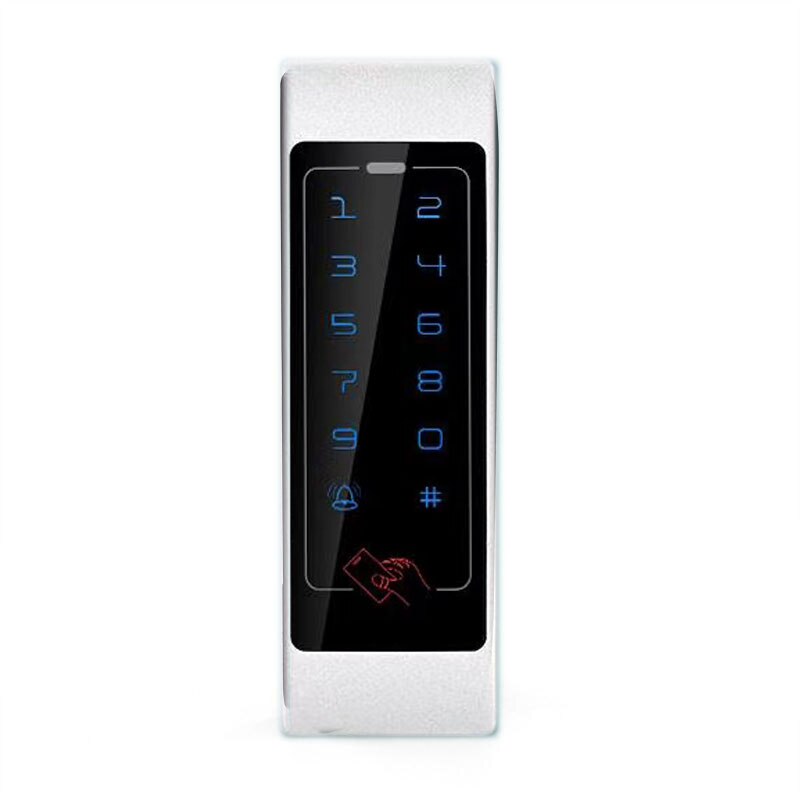 Rfid Metalen Toegangscontrole Systeem Touch Keypad Id 125K Standalone Toegangscontrole 4000 Gebruiker 2 Stuks Moeder Kaart 10 stuks Tag