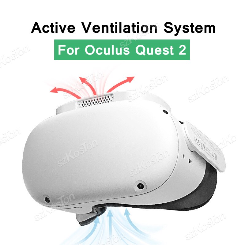 Cooling Fan For Oculus Quest 2 VR Headset FQ2 Active Ventilation Air Circulation Relieve Fogging For Oculus Quest 2 Accessories