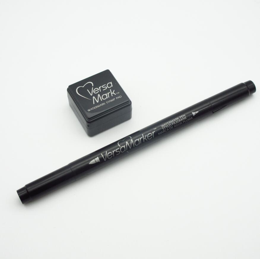 Almohadilla para sello de tinta VERSAMARK, grande, pequeña, con relleno de lápiz, de aceite disponible TSUKINEKO, almohadilla de tinta japonesa: A