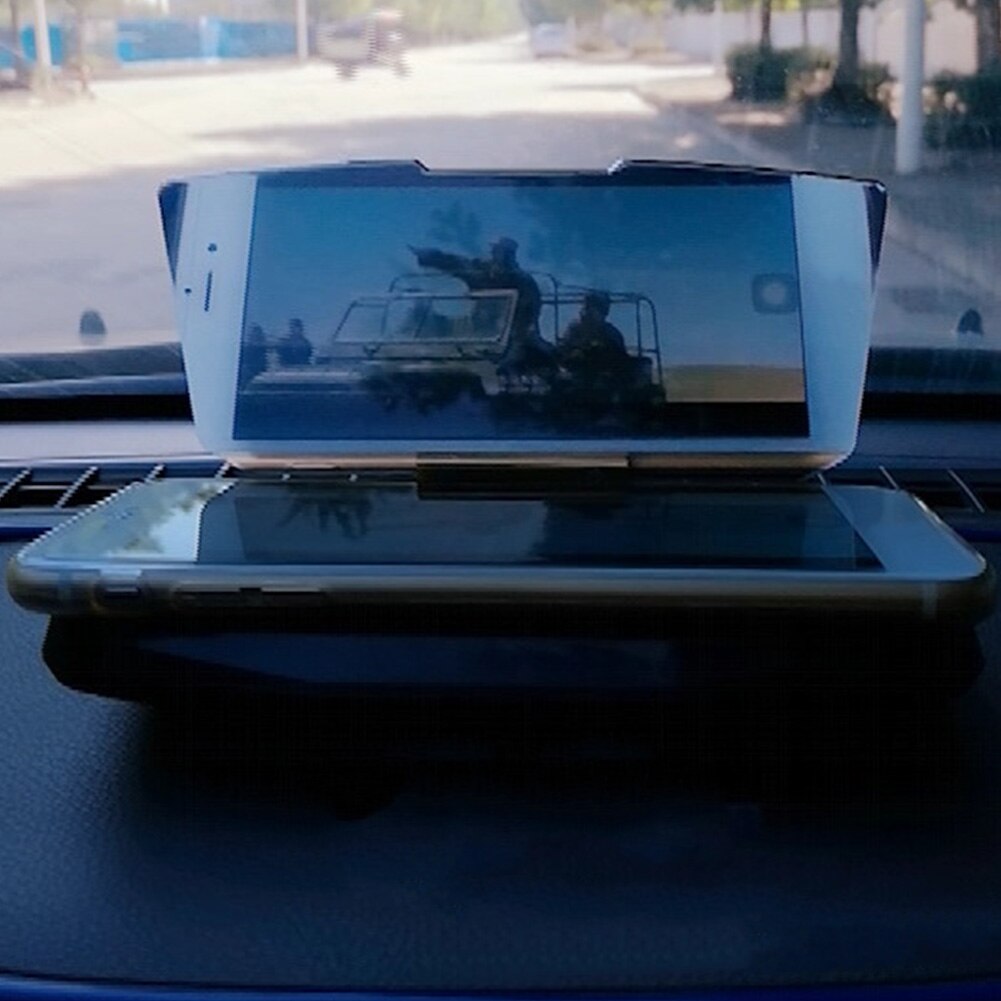 Glass HUD Holder GPS Projector Universal Dashboard Mount Adjustable Head Up Display Car Stand Folding Phone Navigation Support