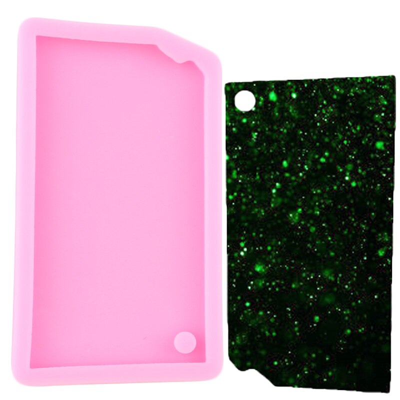 Shiny Glossy Kansaa United States Map Epoxy Resin Craft Keychain Silicone Mold Polymer Clay Pendant Molds Phone Grip Moulds