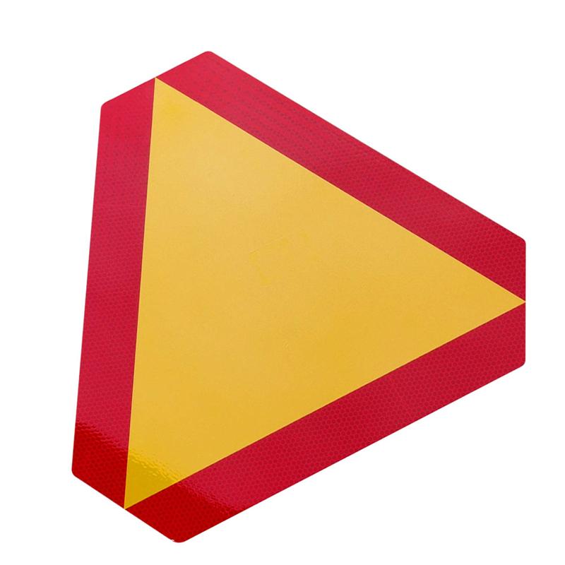 1Pc Slow Moving Car Sign Rear Reflector Board Warning Reflective Boards for Car