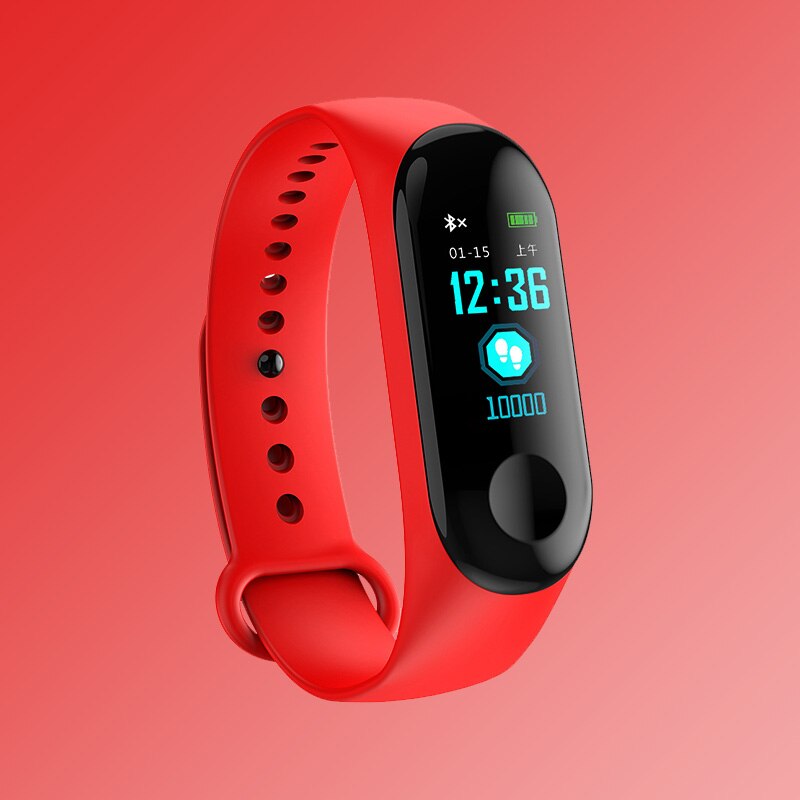 Sport Armband Slimme Vrouwen Horloges Digitale Elektronische Dames Polshorloge Voor Vrouwen Klok Vrouwelijke Polshorloge Hodinky Reloges: red