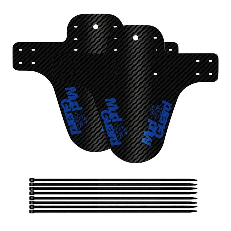 2 Stuks Mountainbike Spatbord, Spatbord, Voor En Achter Fiets Spatbord: Sky Blue