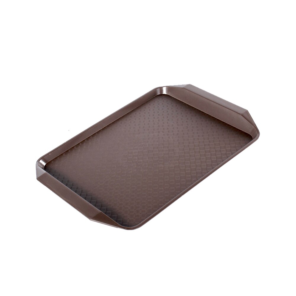 Bandeja de comida 1 Uds., bandeja de cafetería, bandeja de Café estándar, bandeja de servicio de cafetería, superficie Rectangular antideslizante de 17 pulgadas por 12 pulgadas: Coffee 