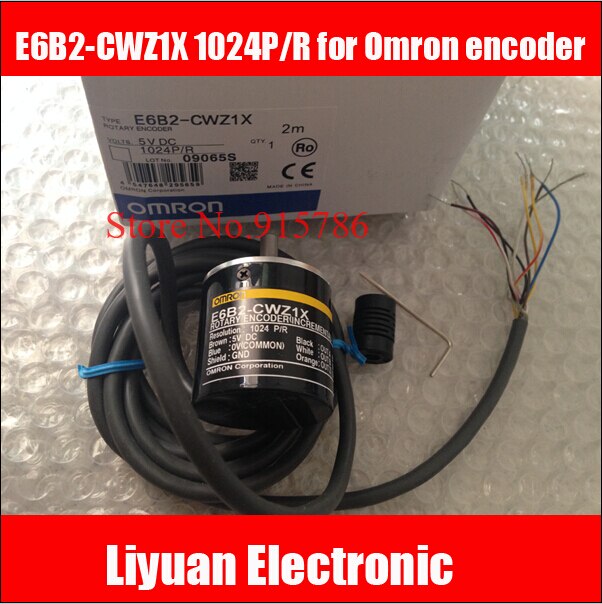 1 stks E6B2-CWZ1X 1024 P/R voor Omron encoder/1024 lijn encoder/5VDC 2 M kabel Encoder