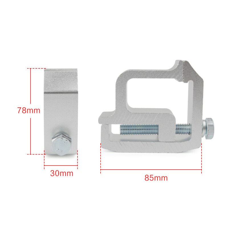 4 Supports D'angle Pour Tringle à Vêtements - Argent, Alliage Zinc - Longueur 74 Mm, Diamètre 25 Mm - Pour Armoire, Dressing, Salle De Bain