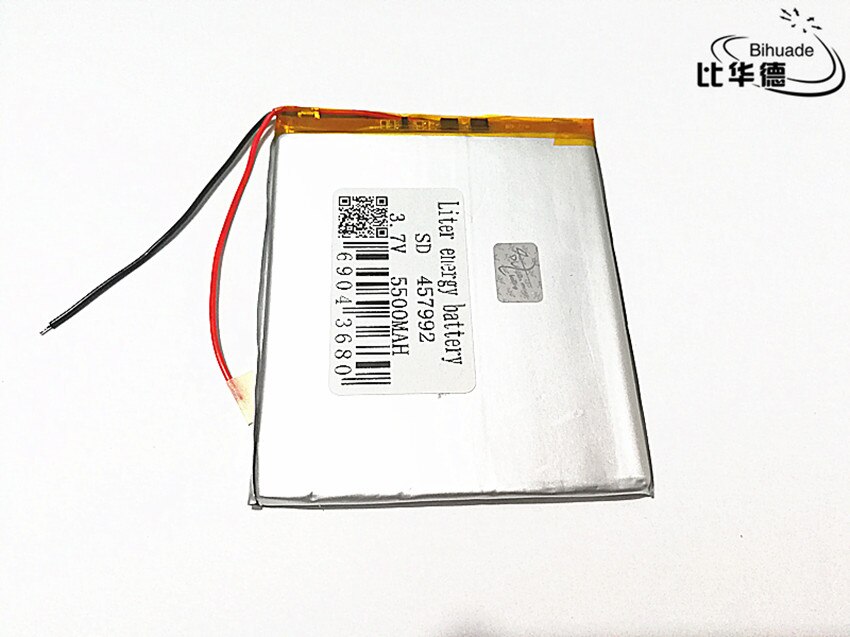 1pcs/lot 3.7V 5500mAH 457992 Li-ion Polymer lithiumion battery for 7 8 9 inch tablet PC D70pro