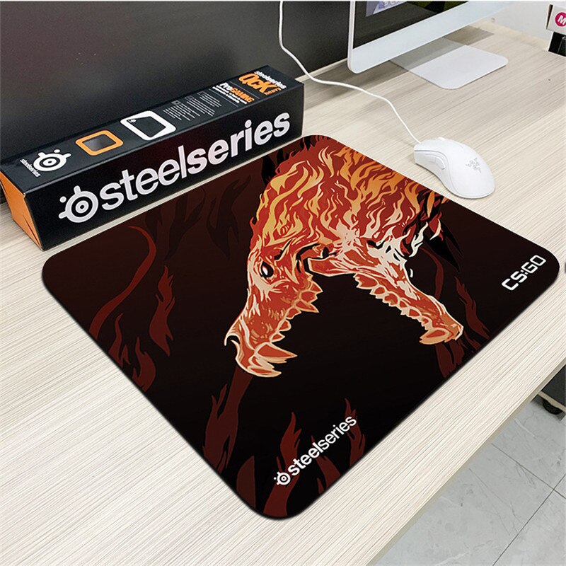 Juego MousePad alfobrilla de ratón ordenador ratón Pad jugador Mause alfombra PC escritorio Mat con teclado de 400X450 cuaderno alfombrilla grande para ratón: style  19