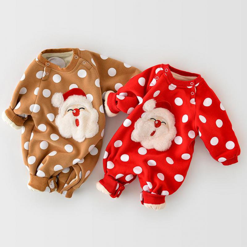 Baby Romper Autumn Winter Christmas Baby Girls Clothes Newborn Baby Jumpsuit For Boys Unisex Baby Clothes Overalls 0-24 Month