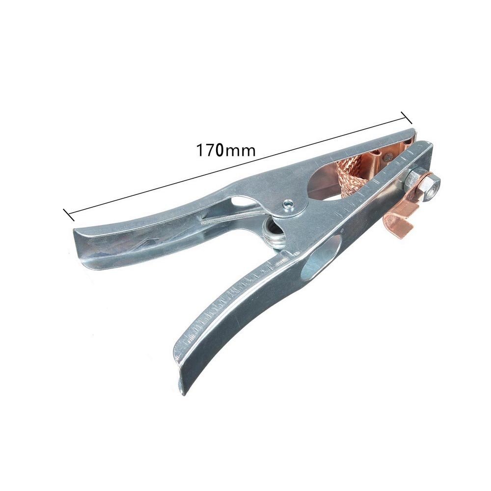 300Amp Arc Welding Ground Clamp Earth Ground Copper Grip Clip Clamp and Cable 23Feet 8m