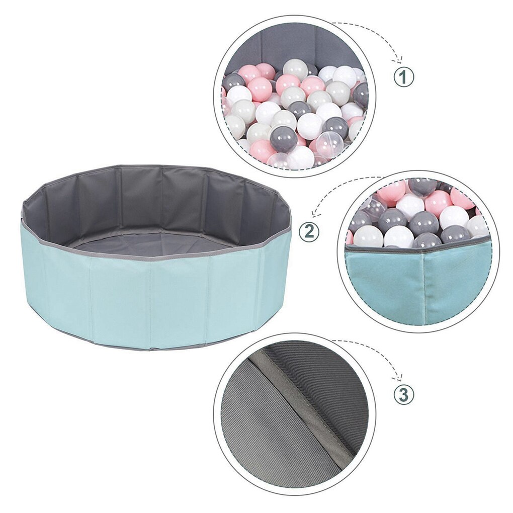 Ball Pool Folding Ocean Ball Tent Portable Kid Outdoor Playard Children Game Play Pit Blue/Pink