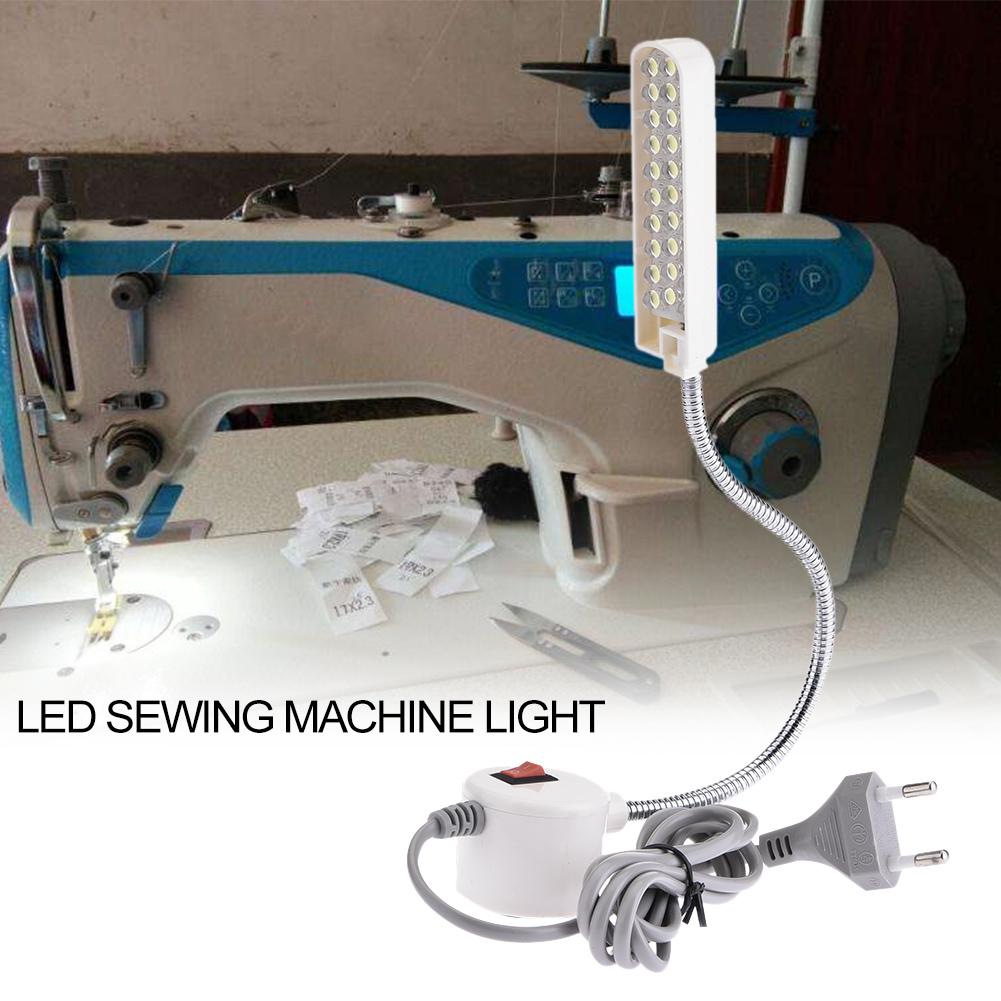 Symaskine ledet tøj lys belysning arbejdslamper energibesparende lamper med magneter industrielle lys 30 led