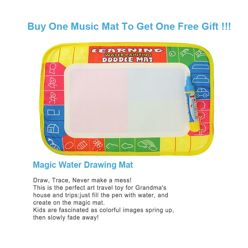 Grote Maat Baby Musical Tapijt Toetsenbord Speelkleed Muziek Instrument Piano Mat Educatief Speelgoed Voor Kinderen Kids