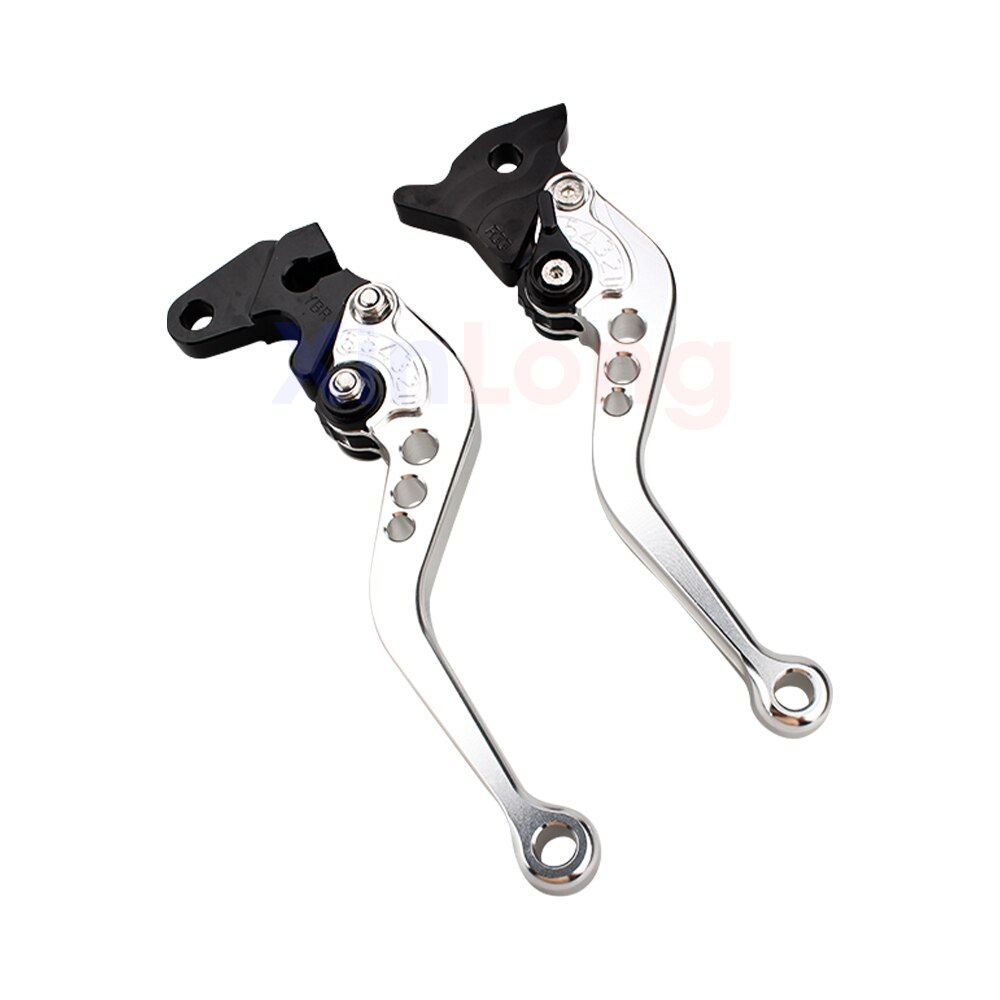 Motocykl CNC regulowane dźwignie hamulcowe sprzęgła robić Yamaha DT 125 125odnośnie 125R 125RL 125LC 125R 125RR 125X DTR 125 DTX 125 1985-2007: srebro