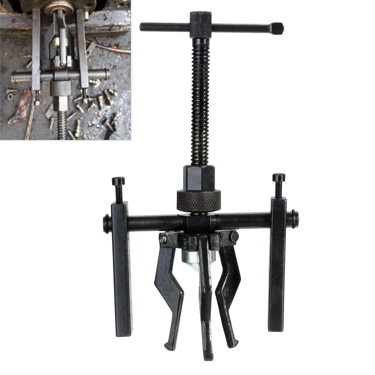 Heavy 3 Jaw Pilots Inner Bearing Puller For 12~38mm bearings