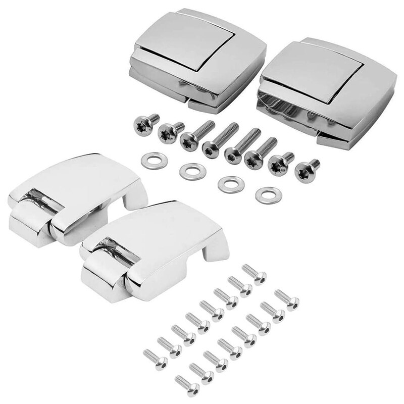 Motorcycle Trunk Latches Lock Pack Latch Hinges for Tour Pack Pak Touring Classic Road Electra Glide Ultra Razor: Default Title