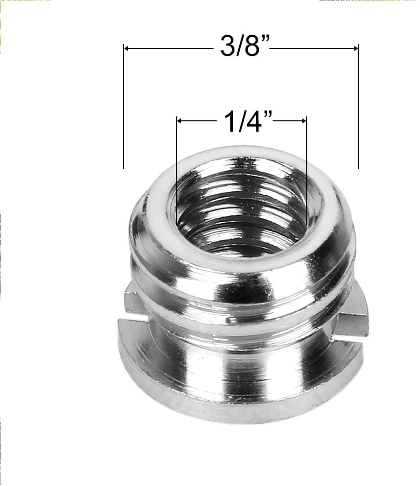 22Pack Camera Schroef Adapter 1/4 1/4 Schroef 1/4 3/8 Statief Schroef Adapter Converter Messing Schroef Adapter Spigot schroef Mount