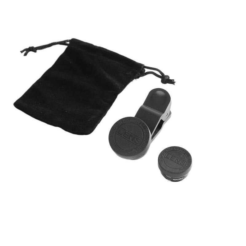 Kit de lentes de ojo de pez 3 en 1 para teléfono móvil, macrocámara de gran angular Universal, lentes de ojo de pez con Clip 0.67x para iPhone y Samsung