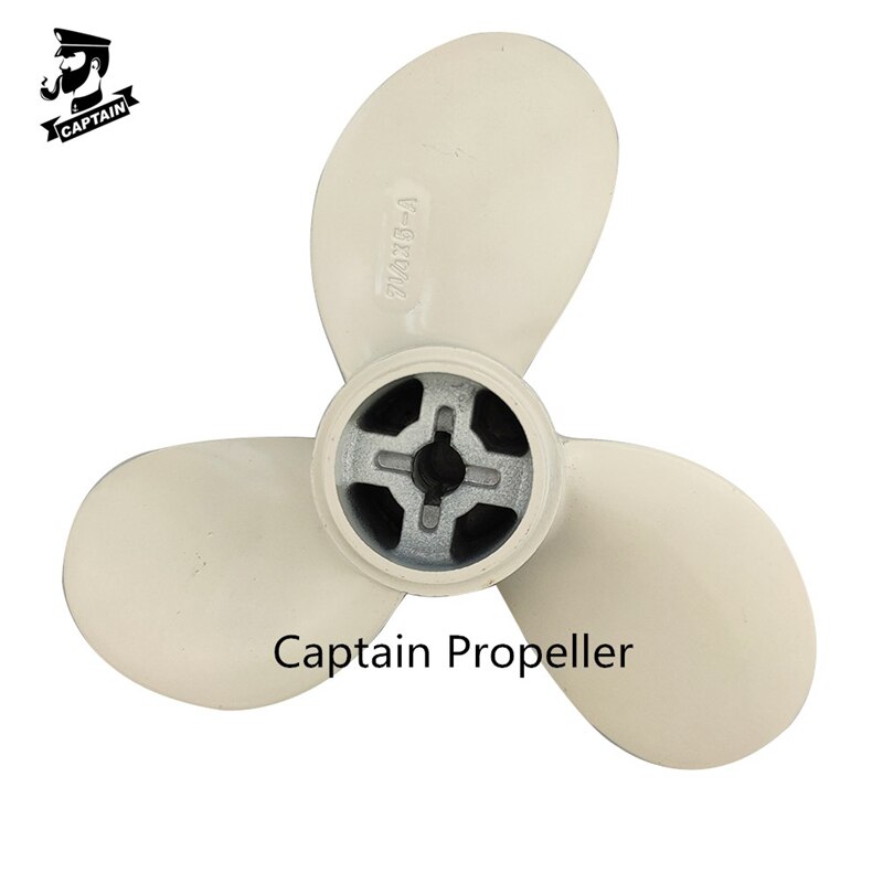 2HP Outboard Propeller 7 1/4x5 Fit Yamaha Engines 2HP Aluminum Pin drive RH 6F8-45942-01-EL