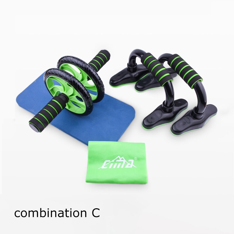 Elastic Band Rope Skipping Gripping Device Abdominal Wheel Suit Fitness Roller Abdominal Roller Training Tool: Orange