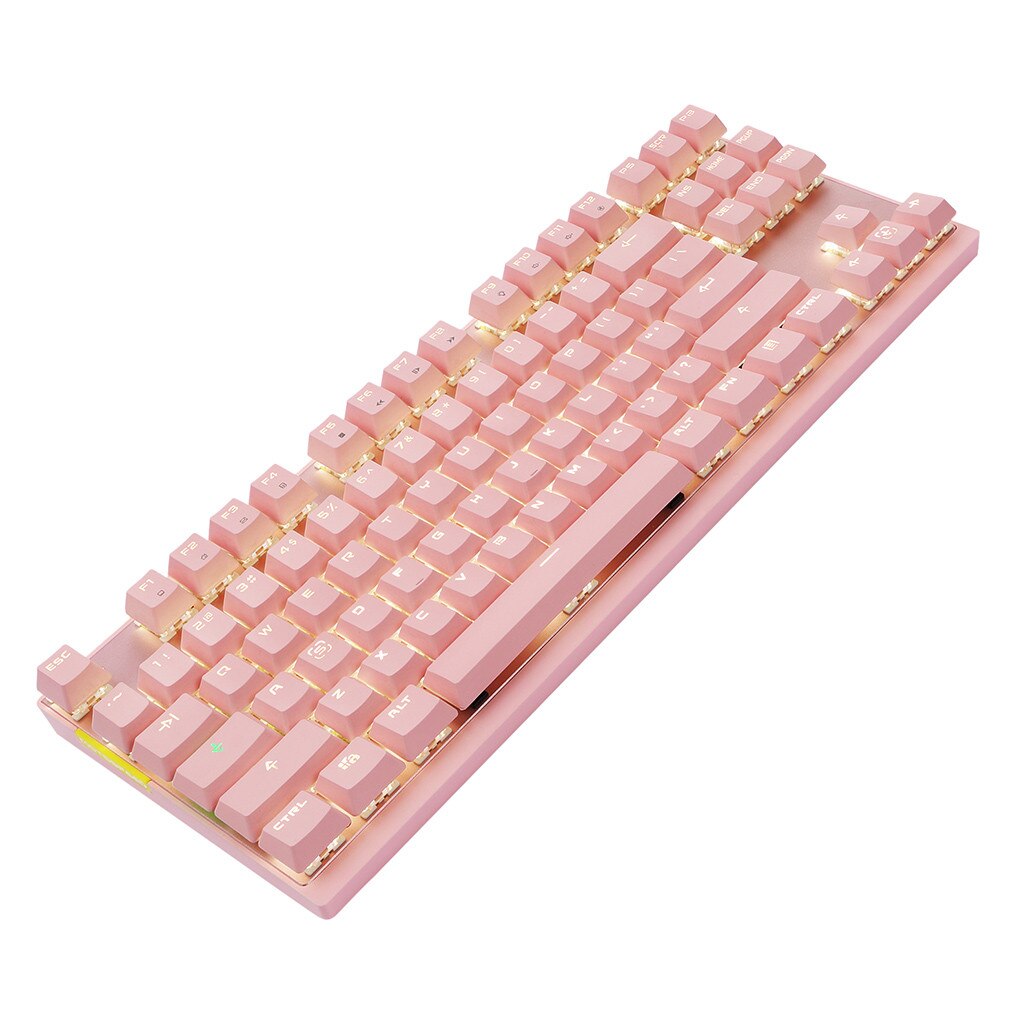 Teclado inalámbrico GK82 de 2,4 Ghz/con cable, dispositivo mecánico de doble modo, eje rojo, para escritorio, oficina, entretenimiento, ordenador portátil y Pc