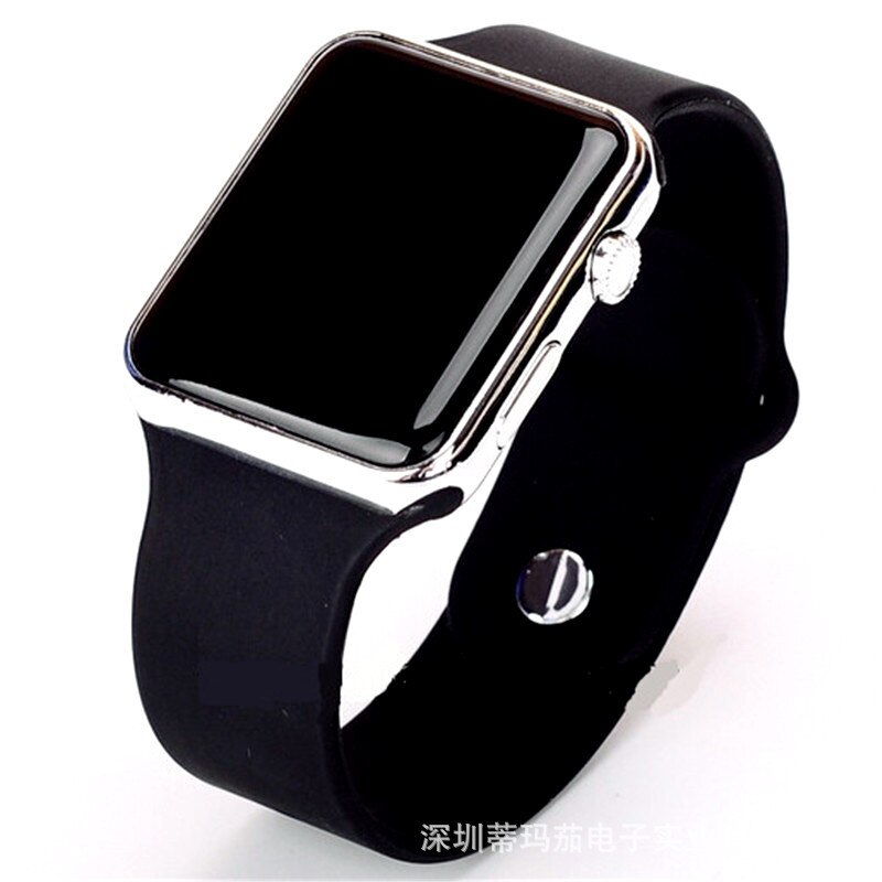 Kids Watches A Popular Sports Silicone Led Band, Watches Square and Fashionable Electronic Students Children Watch: 2