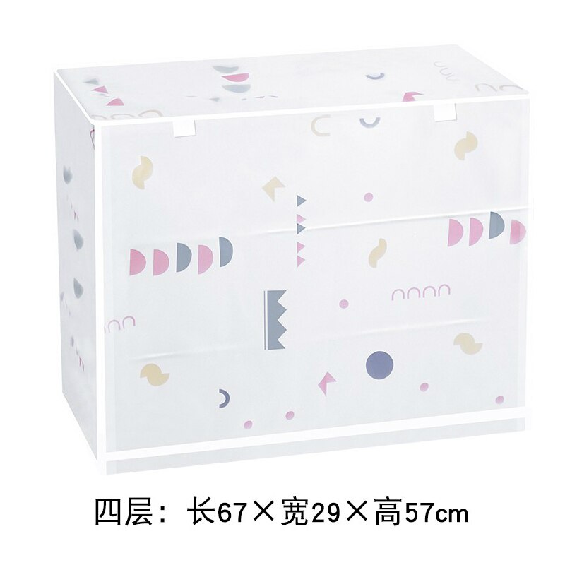 Shoe Rack dust cover multi-layer simple cover household assembly dormitory storage single indoor plastic shoes Rack covers: 67X29X57cm