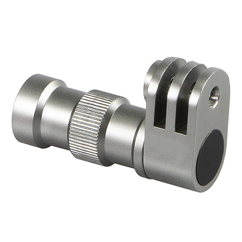 Cykel cykel hjul beslag holder stik mount til gopro hero 7/6/5/4 xiaomi sports kamera cykel nav sølv aluminium: Default Title