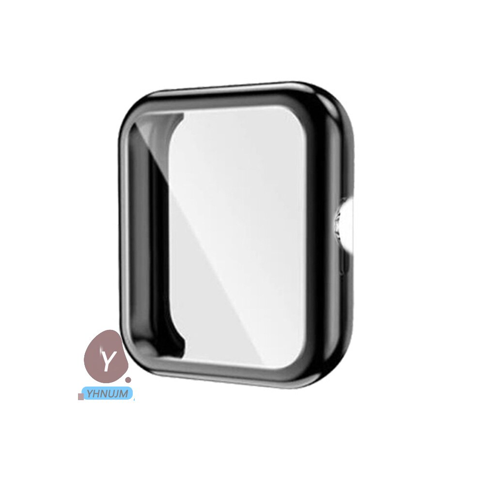Horloge Case Voor Maimo Smart Watch Case Volledige Bescherming Dekking Shell Voor Maimo Smartwatch Screen Protector Plating Tpu: black