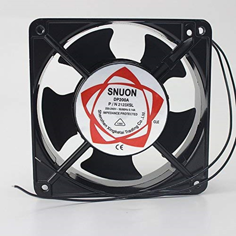 Ventilador de refrigeración Snuon 12038 220V DP200A P/N2123XBL de 12012038mm 6 meses de garantía por genérico