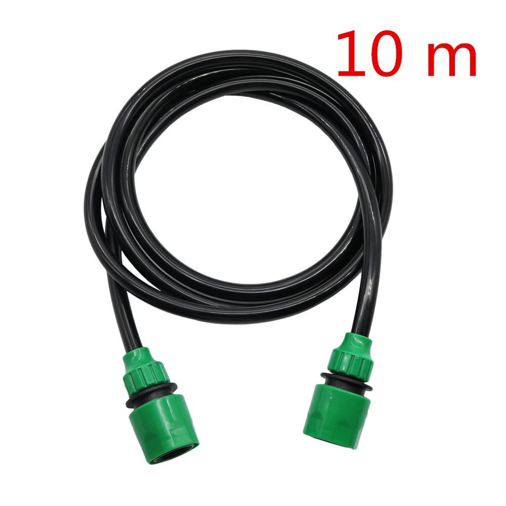 Garden Irrigation hose Gardening watering hose 8/11 mm flexible water pipe 5m/10m/20m 3/8" pipe with Quick Connector: 10 m