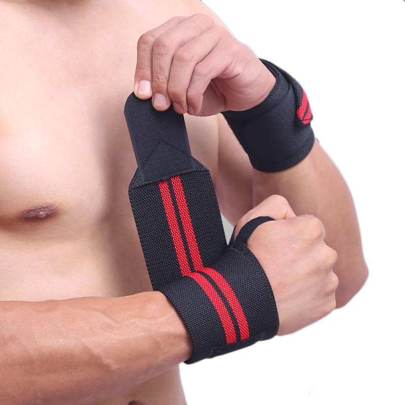 1pcs Adjustable Wristband Elastic Wrist Wraps Bandages For Weightlifting Powerlifting Breathable Wrist Support 6colors: 01