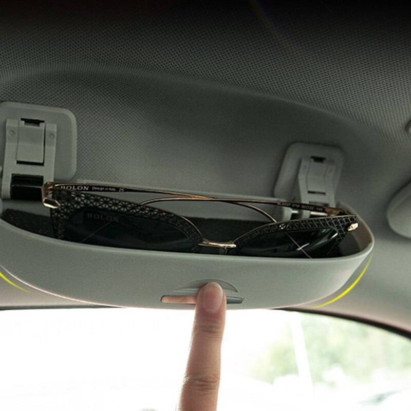 Auto Zonnebril Case Houder Glazen Kooi Clip Opbergdoos Voor Jeep Compass Mp Accessoires Auto Styling