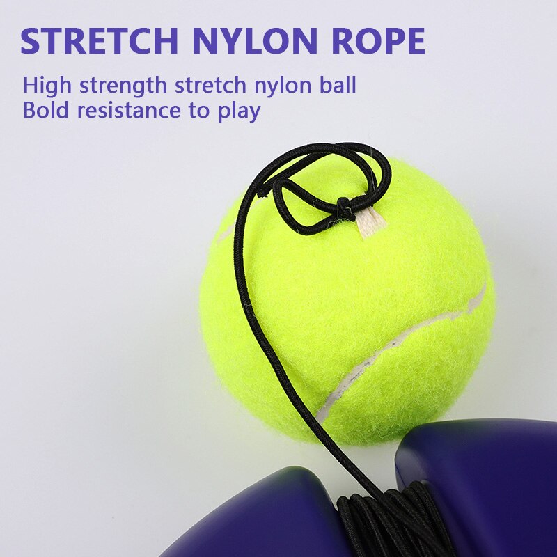 Heavy Duty Tennis Trainer Rope Ball Practice Self-Study Rebound Tennis Partner Sparring Devices Exercise Tennis Training Tool