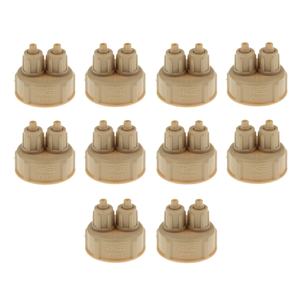 10x Aquarium Fish Tank Supplies DIY Co2 Diffuser System Generator Bottle Cap