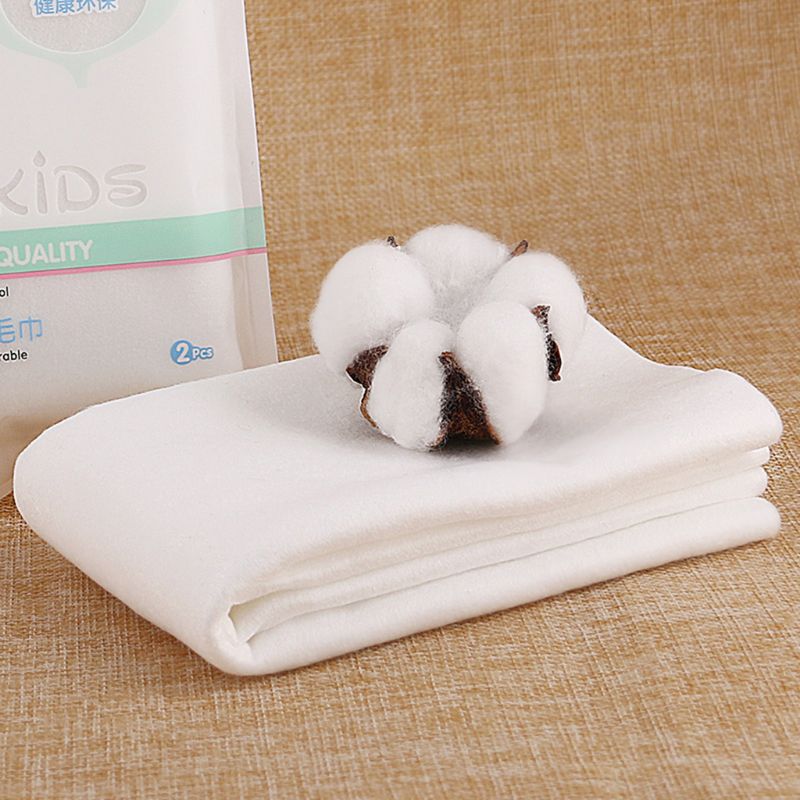 2pcs Disposable Magic Face Towel Bath Travel Non Woven Absorbent Washcloth Hotel