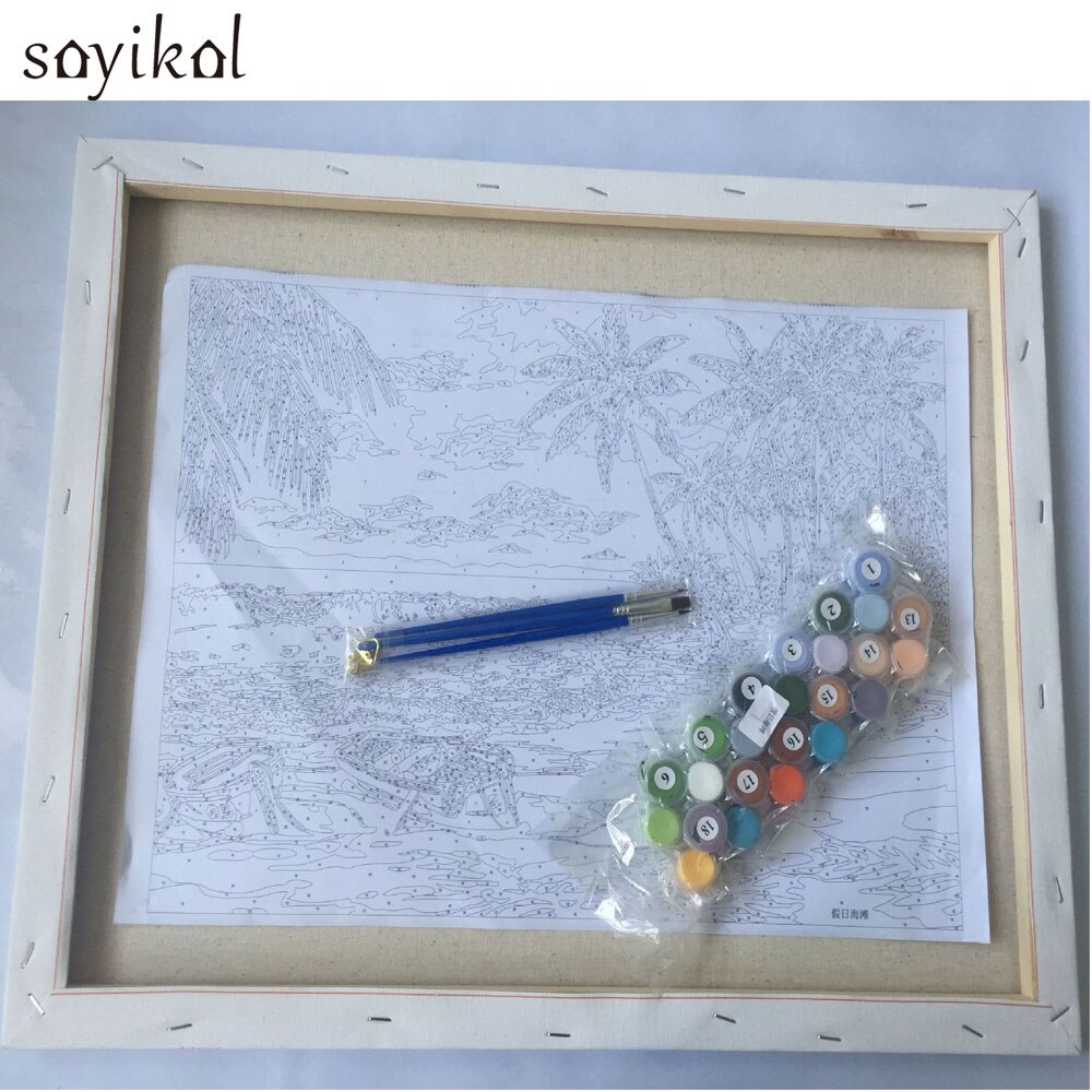 Framed Digital Oil Painting By Numbers Home Decor Craft Paint On Canvas Unique Picture Abstract Dance Girl Diy Painting