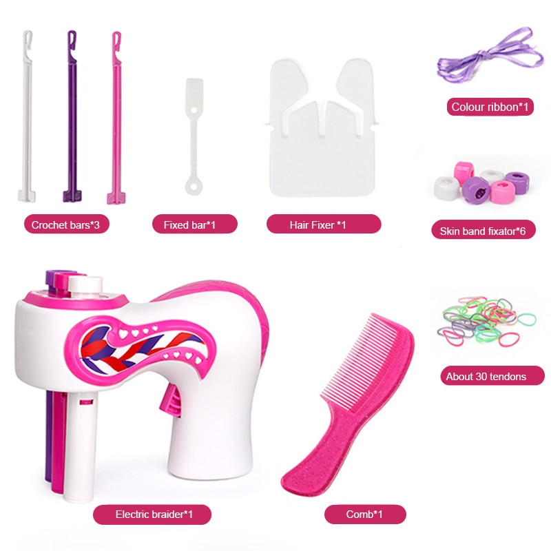 Haar Gevlochten Artefact Automatische Vlechten Playset Diy Elektrische 3 Twist Haar Gevlochten Kit